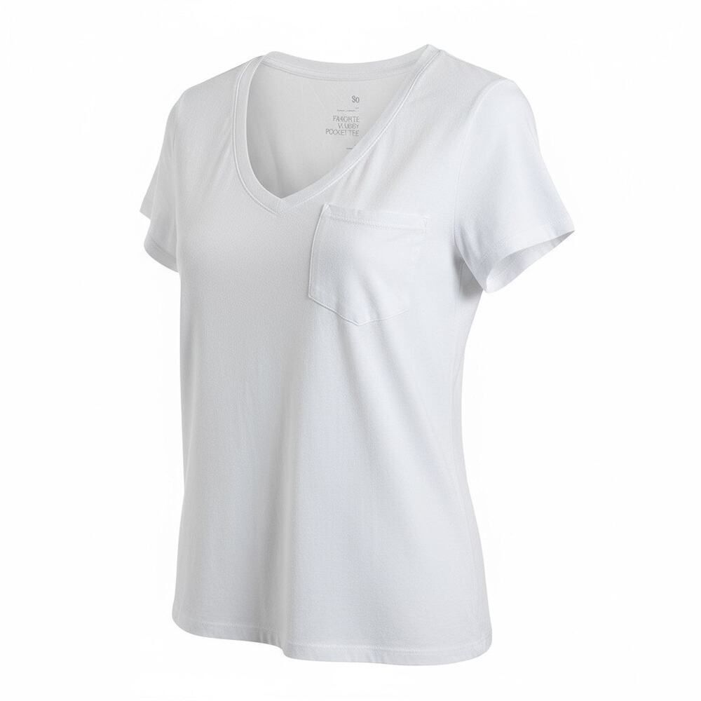 SO favorite pocket v neck t shirt size XS